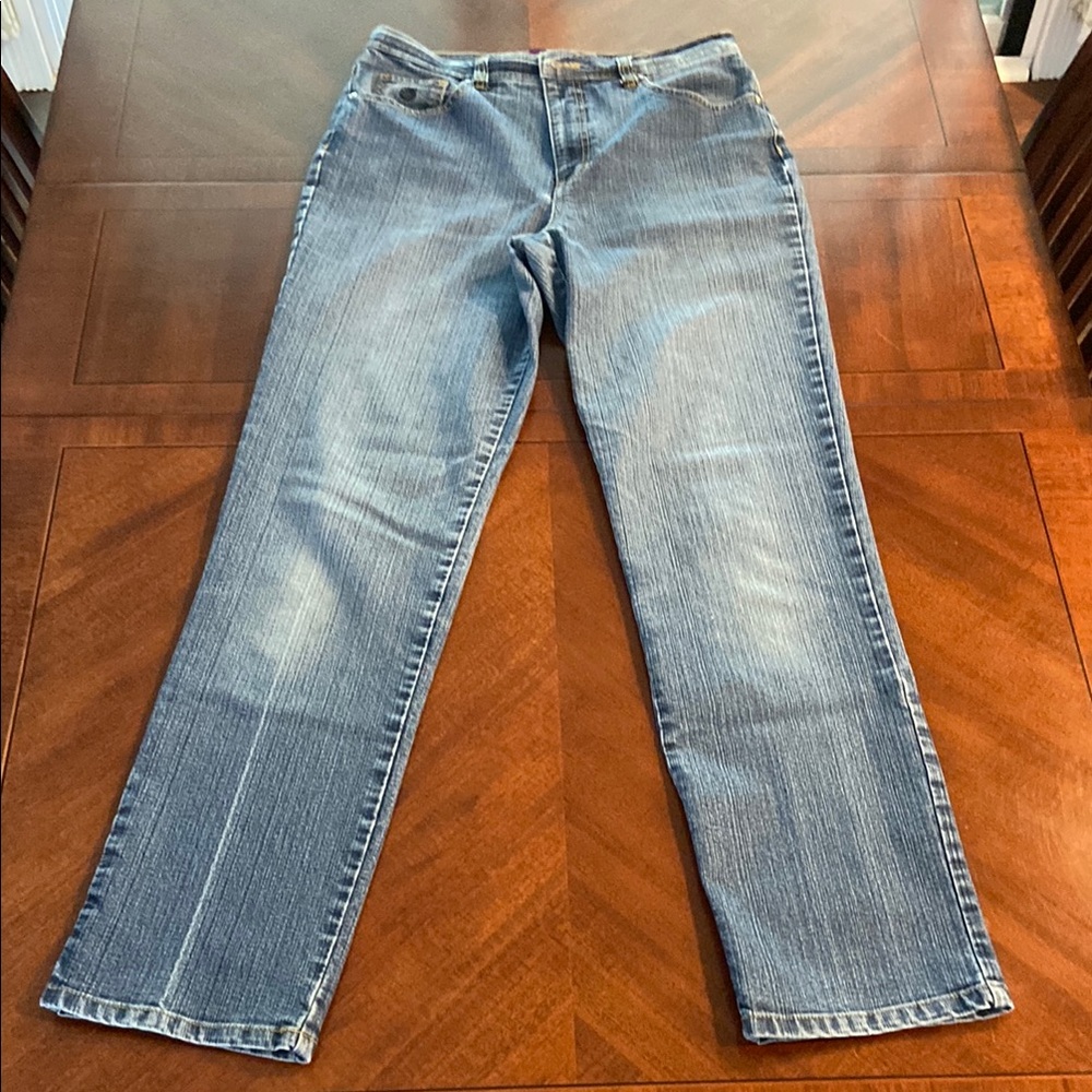 Gloria Vanderbilt Womens Blue Jeans, sz 10L
